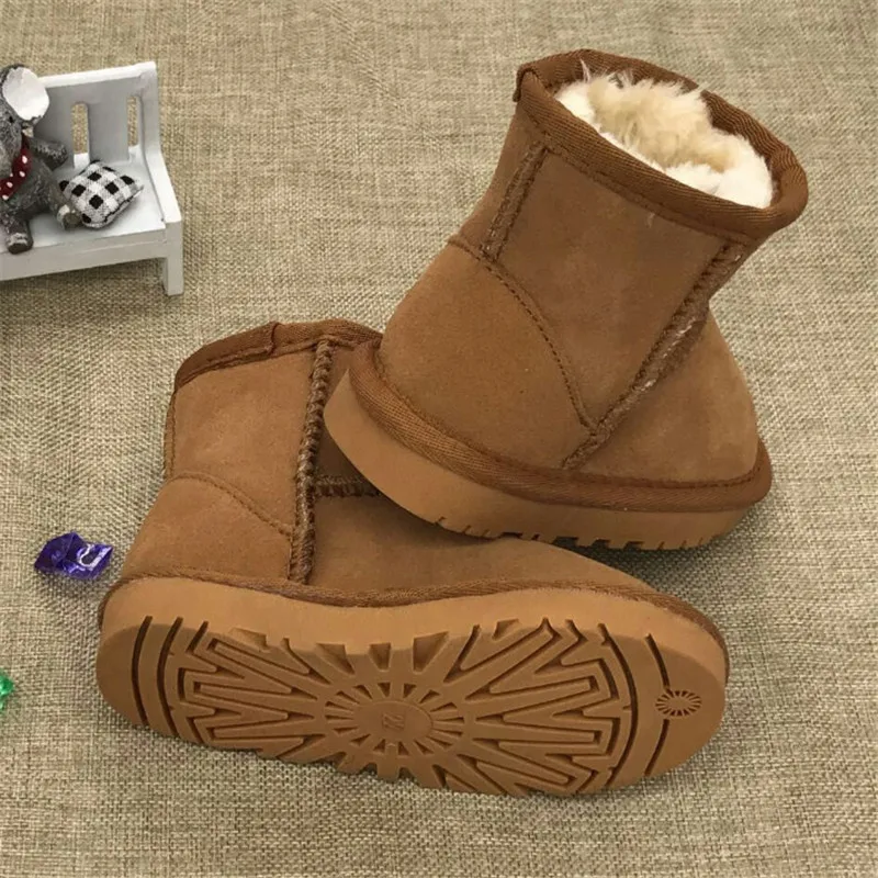 Австралийский бренд детские зимние сапоги для девочек и мальчиков детская обувь