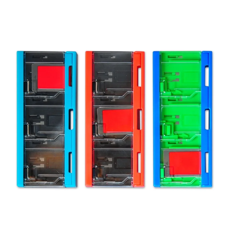 Хит продаж коробка для хранения игровой кассеты 6 сеток портативный держатель