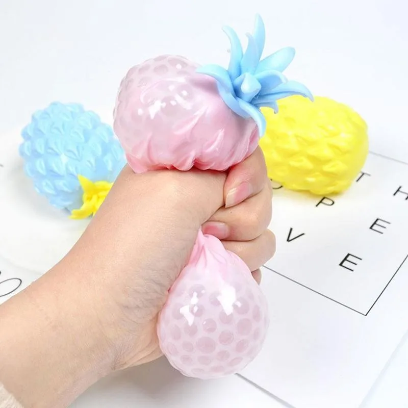 

Pineapple Anti Stress Grape Ball Funny Gadget Vent Decompression Toys Kids Gifts Stress Autism Hand Wrist Squeeze Toys