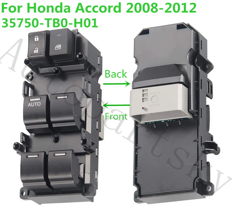 

Переключатель стеклоподъемника, 35750TB0H01, 35750-TB0-H01, для Honda Accord 08-12