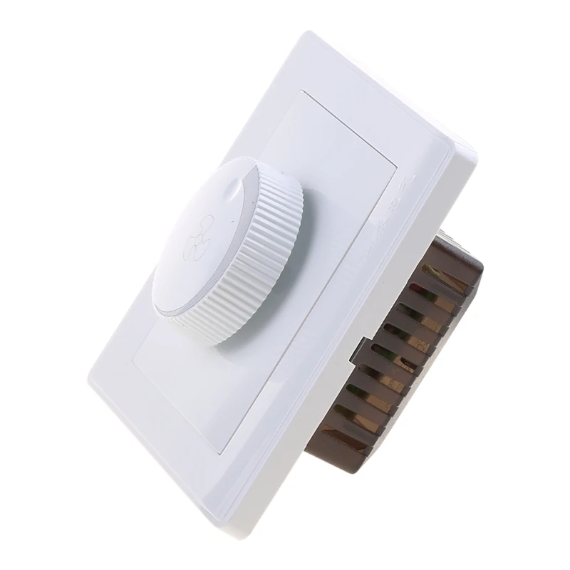 

220V Adjustment Ceiling Fan Speed Control Switch Wall Button Dimmer Switch