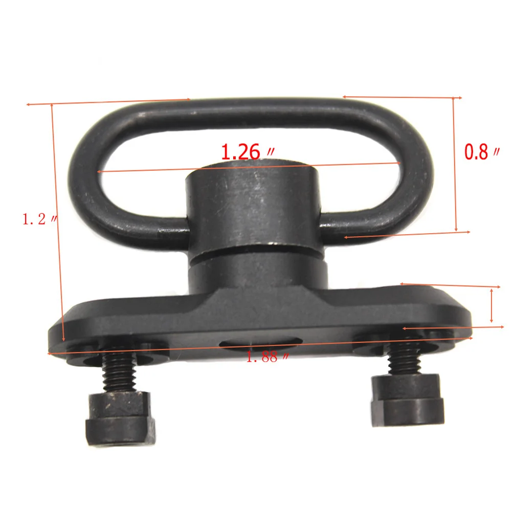 

1pc/set MLOK Standard QD Sling Swivel Adapter Rail Mount Tools Kit