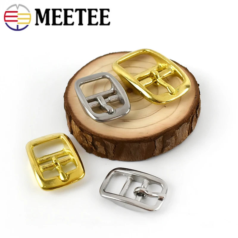 2/5pcs 13-26mm Stainless Steel/Pure Copper Belt Buckle Metal Pin Buckles Bags Strap Adjustment Hook DIY Decor Sliders Accessory | Дом и сад