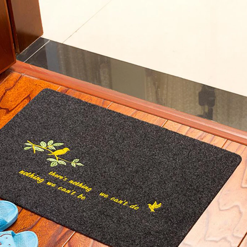 

Входной коврик с вышивкой, кухонный напольный коврик, коврик для ванной, нескользящий дверной коврик, впитывающий воду коврик для ванной, ко...