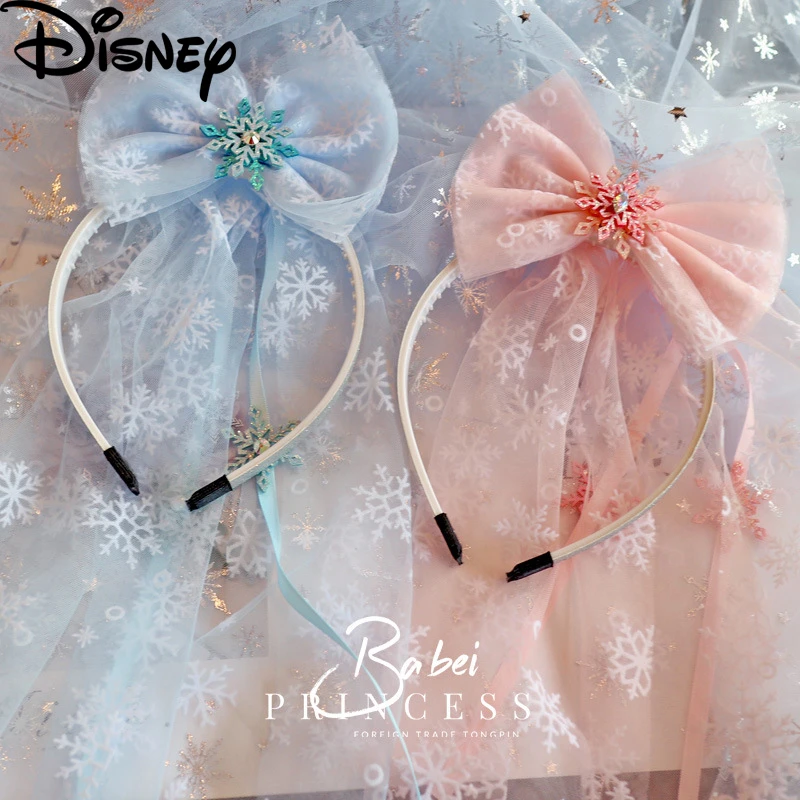 

Новые модные детские аксессуары для волос «Холодное сердце 2», обручи для волос принцессы, звездное небо, снежинка, марлевая повязка на голо...