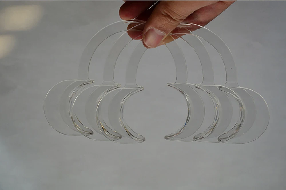 20pcs C Форма роторасширитель рот кляп стоматологические инструменты для щек Ретрактор рот Рассекатель губы ротовой роторасширитель для чистки стоматологические материалы