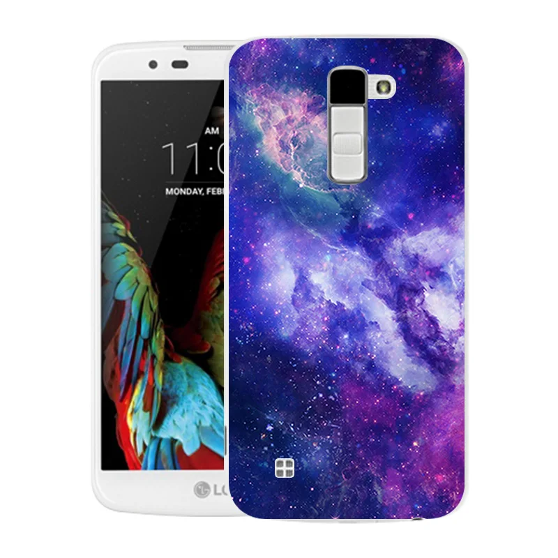 Мягкая Силиконовая обложка чехол для LG K10 LTE K420N K430 K430ds F670 телефона пейзаж Печатный