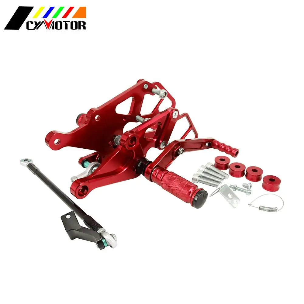 

Motorcycle Orange Red Blue Aluminum Adjustable Footpegs For Yamaha FZ MT 07 FZ-07 MT-07 2013 2014 2015 2016 2017