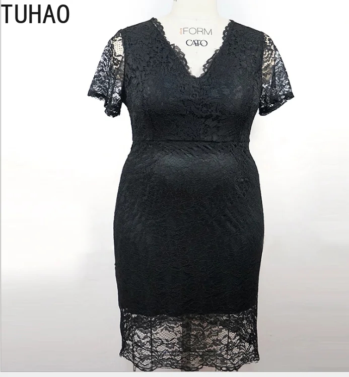 

TUHAO Mother Mom Elegant Sexy Party Dresses Large Size 10XL 8XL 6XL 4XL Women's Dress High Waist Plus Size Casual Lace Dress