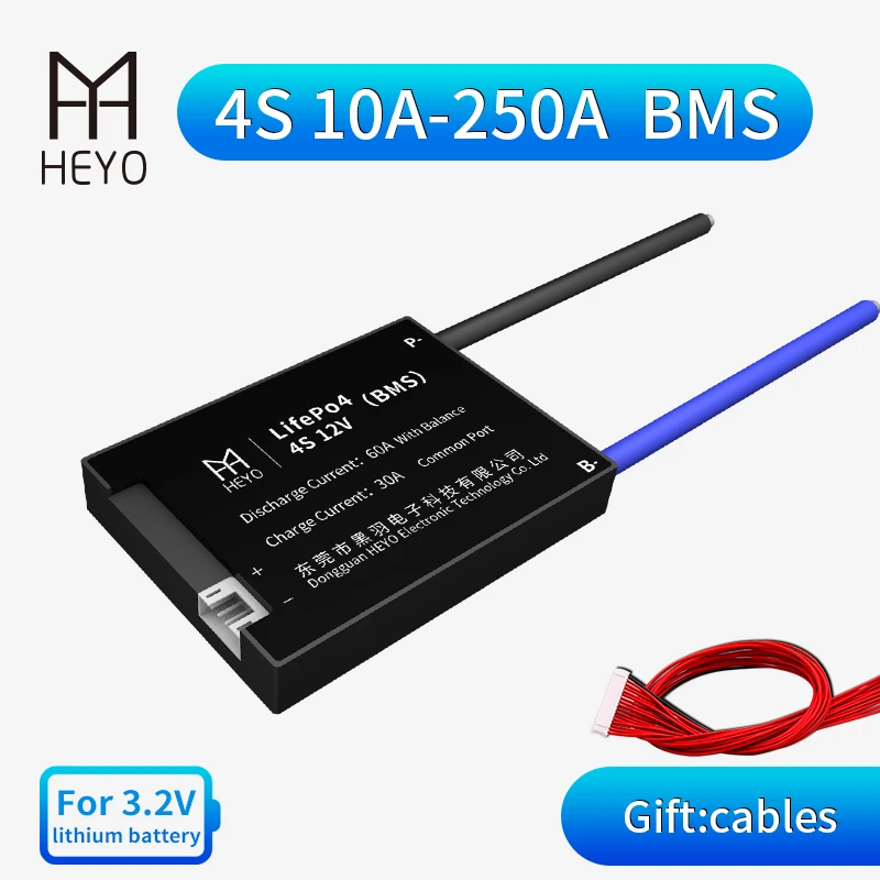 HEYO 26650 3 2 V для е байка же Порты и разъёмы Батарея доска 20A 30A 40A 60A 80A 100A 150A 200A 12V makita Lipo