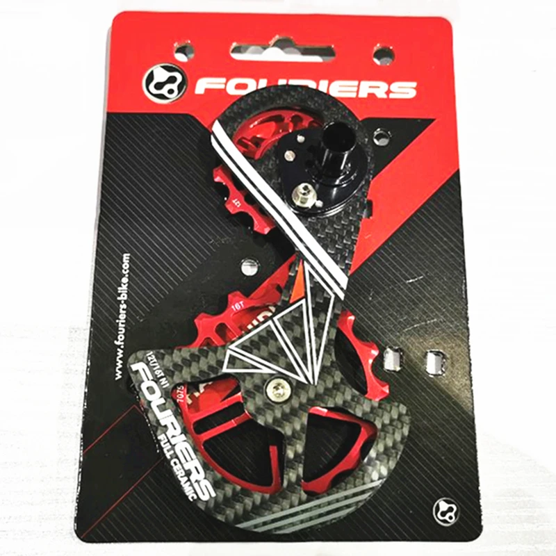 Задний переключатель передач для дорожного велосипеда шкивы 12T 16T карбоновый