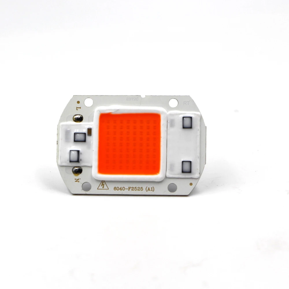 Светодиодный Grow COB чип полный спектр светодиодный светильник Фито Лампа AC 110V 220V 20W