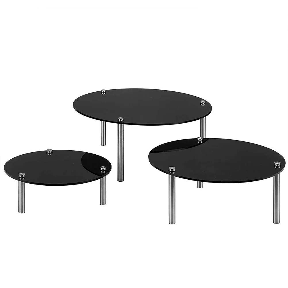 

3Pcs Desktop Cake Stand Party Dessert Display Rack Party Wedding Cake Rack