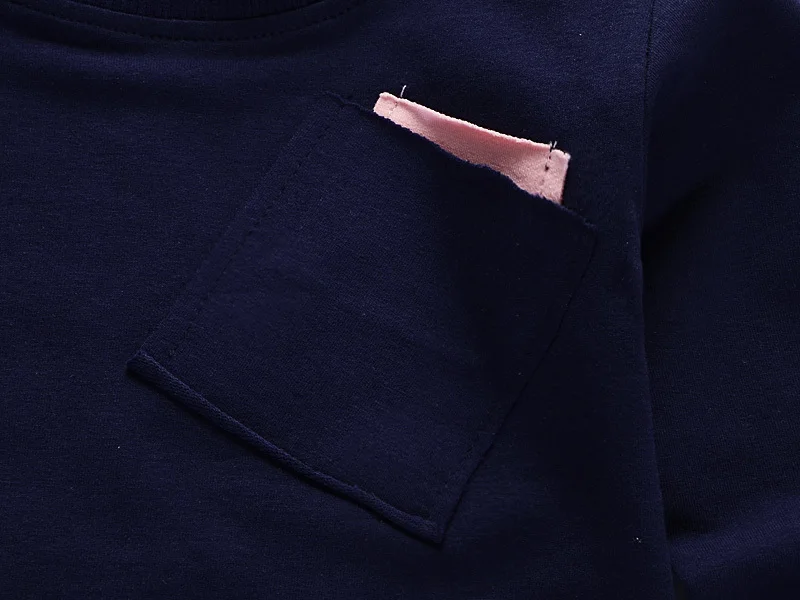Для мальчиков Комплекты одежды для девочек Детская Хлопковая одежда для детей, футболка штаны, 2 предмета в комплекте, шт./компл. Демисезонный Детская толстовка с изображением Повседневное спортивные костюмы
