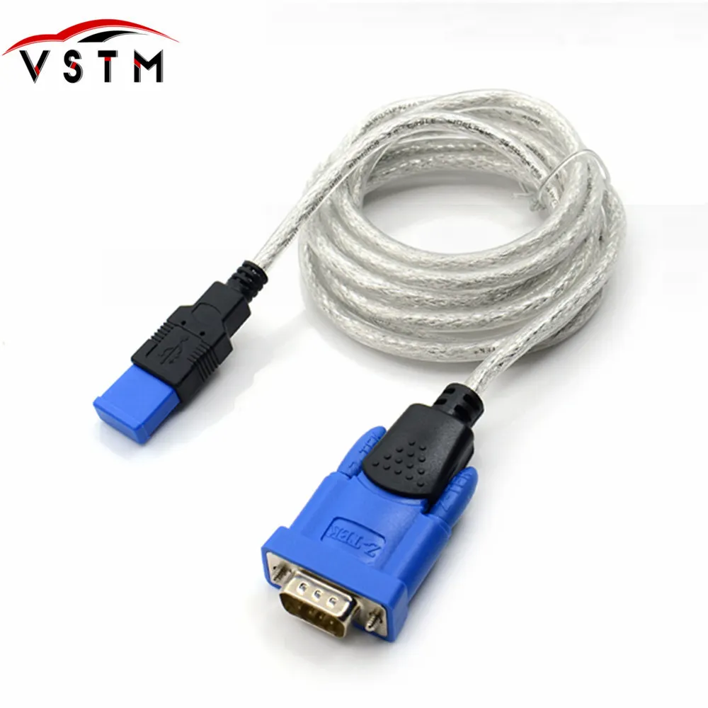 Лучшая цена USB к RS232 конвертер USB-коннектор Z TEK Rs232 кабель и соединитель OBD2 |