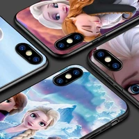 black silicone cover frozen aisha princess for apple iphone 13 12 11 se xs xr x 7 8 6 5 s mini plus pro max 2020 phone case