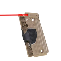 tactical handle rear grip red laser sight pointer aiming sighting scope for hunting airsoft pistol colt 1911 dropshipping