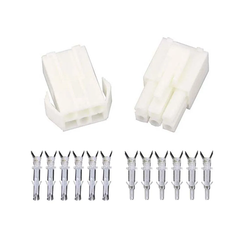 

100 Sets EL4.5-6P Electronic Connector 4.5mm Spacing EL-4.5 6P Multipole Connectors Male And Femal Plug +Terminals