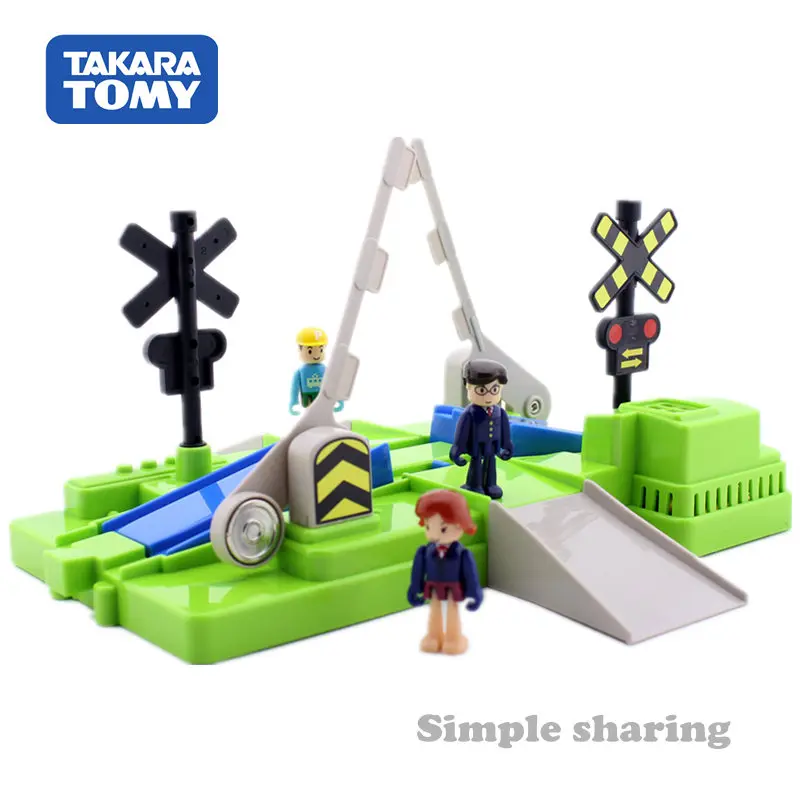 Набор моделей поезда Takara Tomy Tomica Plarail набор аксессуаров для пересечения железной