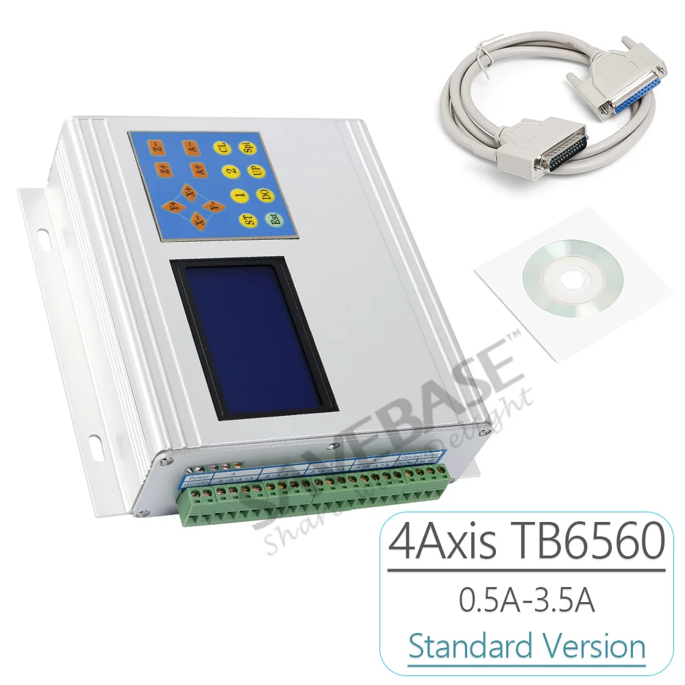 Новый 4 Оси ЧПУ Шаговой Драйвер Мотора TB6560 Комплект + LCD Дисплей Контроллер