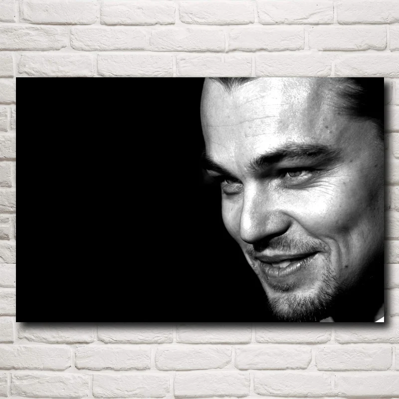 Foocome Leonardo DiCaprio Современное украшение для дома фотографии Классические Постеры и