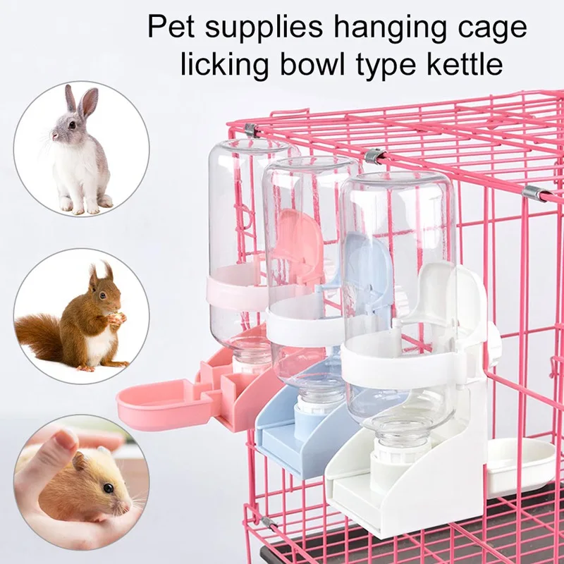 

Автоматическая поилка для домашних животных, подвесная бутылка для питья с кроликом, кошкой