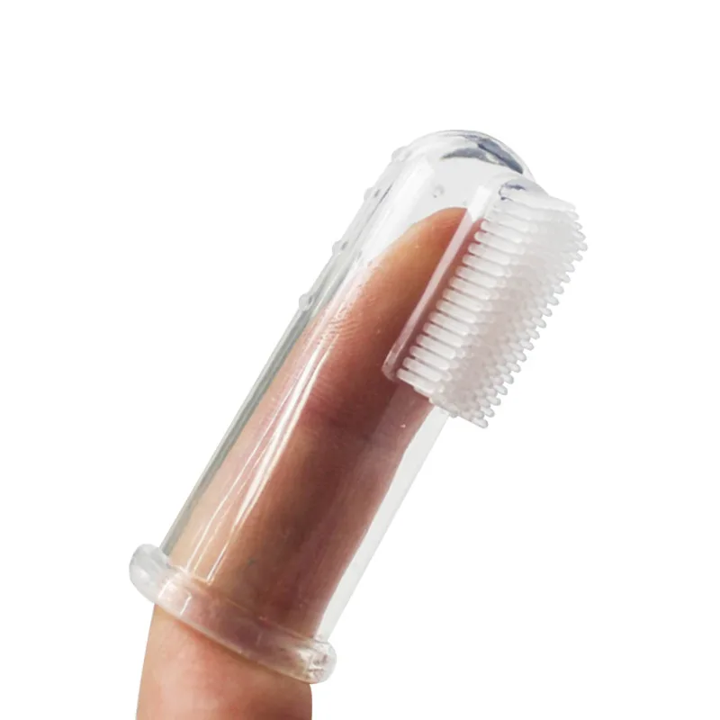 

5/10PC Super Soft Pet Finger Toothbrush Teddy Dog Brush Bad Breath Tartar Teeth Tool Dog Cat Cleaning Pet Supplies