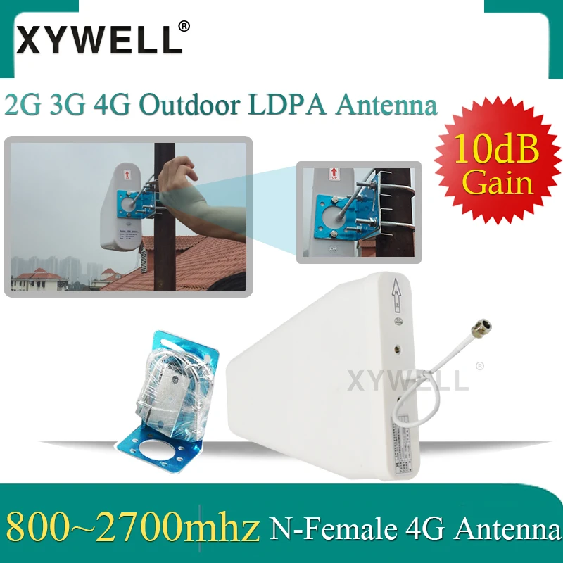 XYWELL 4G Антенна 800 ~ 2700 МГц LPDA Открытый антенны потолочная комнатная антенна 15
