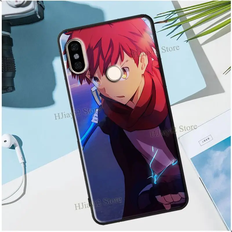Чехол Shirou Emiya Fate Stay Night для Xiaomi Redmi Note 11 8 9 10 Pro 10S 9A 9T Mi Lite 11T POCO X3 M3 M4 F3 | Мобильные