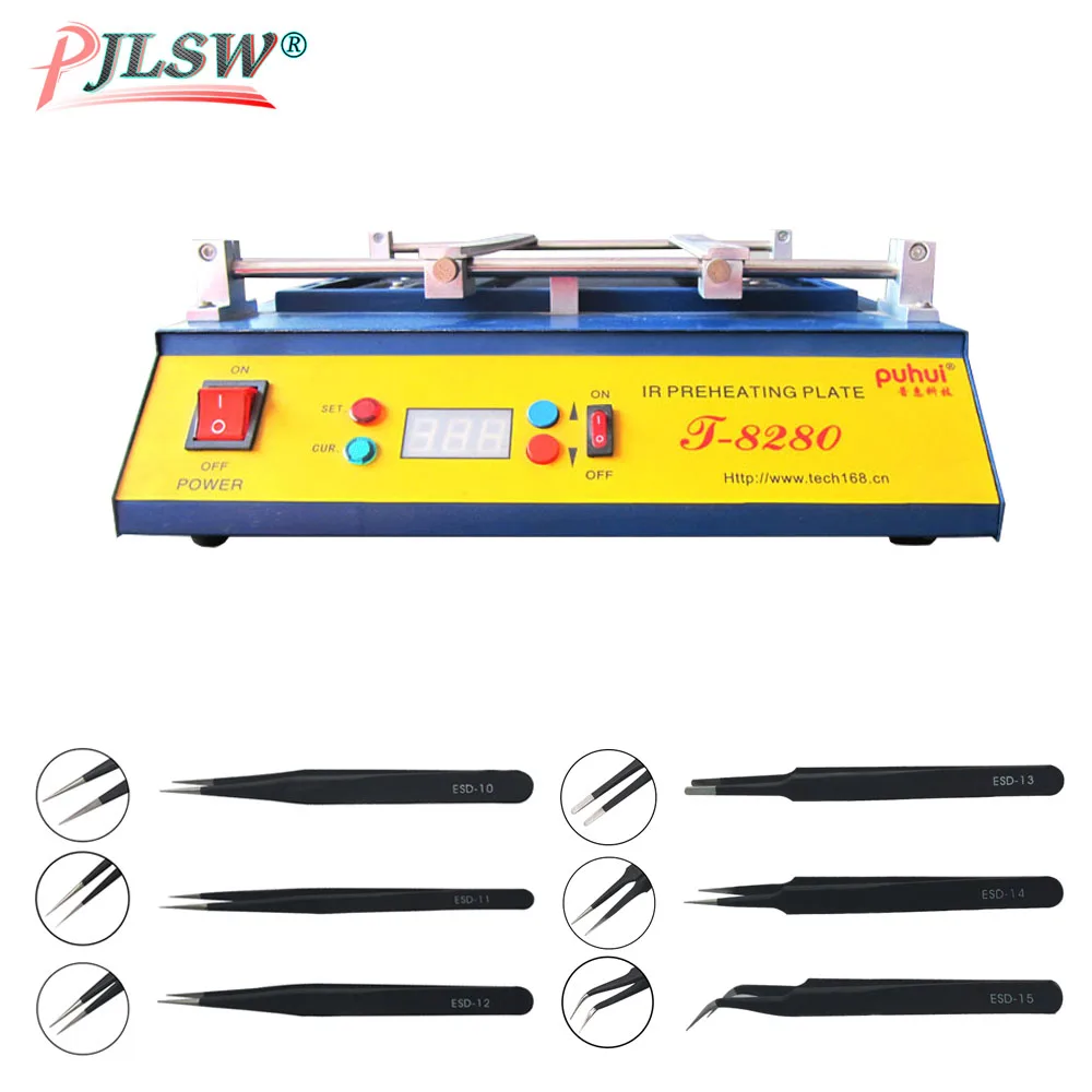 Puhui 220V или 110V T8280 PCB SMD BGA паяльный предварительный нагреватель T 8280 IR Подогреваемая