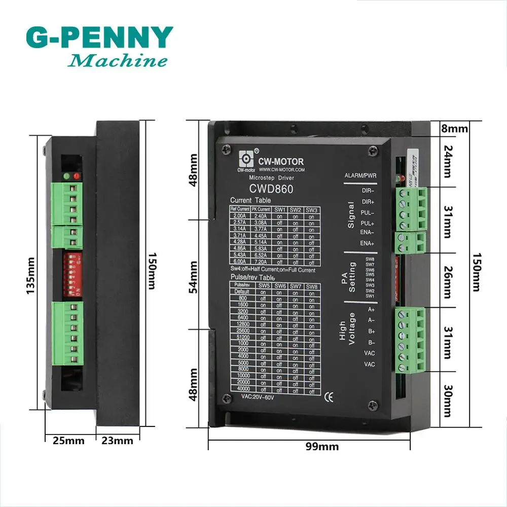 Бесплатная доставка! Драйвер электродвигателя с ЧПУ NEMA23 NEMA34 2-фазный шаговый