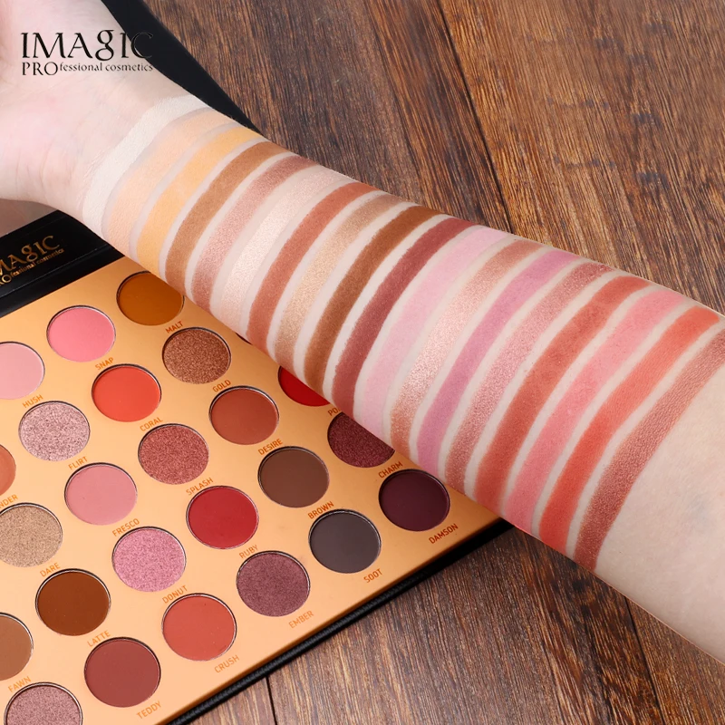 

IMAGIC New Flash Eyeshadow 35 Color Matte Pigment Eye Shadow Palette Waterproof Easy to Wear Shimmer Makeup Eyeshadow