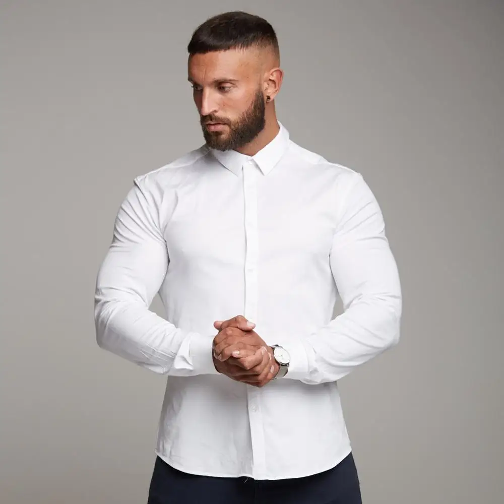

Luxury Men's Short Sleeve Turn-down Collar Shirts Casual Loose Nylon Shirt Blouse Tops Pure Color Design Black White Gray Blue