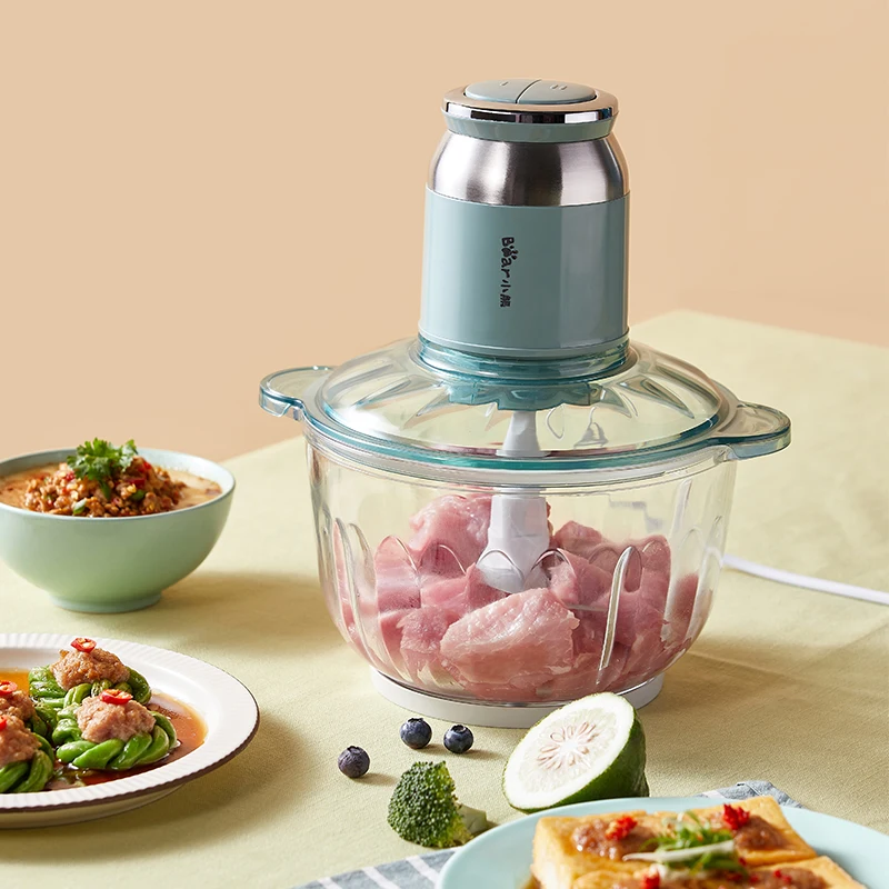 

Meat Grinder Multifunctional Household Large Capacity Glass Meat Grinder Electric Egetable Chopper Mixeur Mixer Kitchen DJ60MG