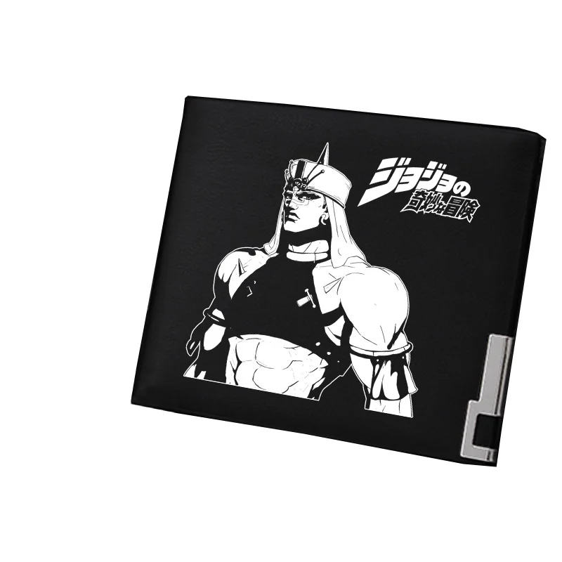 Мужской короткий кошелек JoJo's Bizarre Adventure Dio с принтом из искусственной кожи