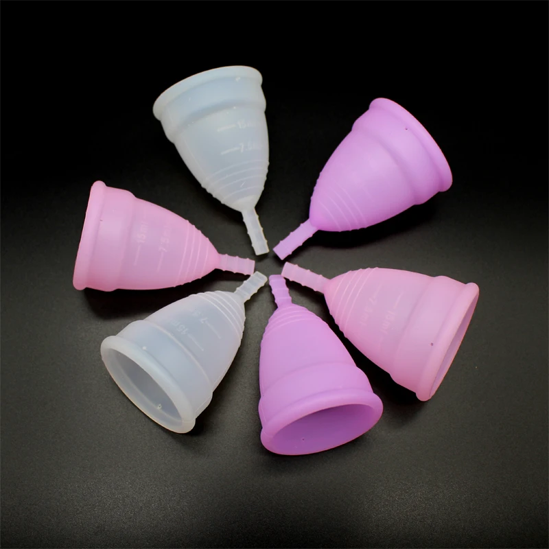 Медицинская силиконовая Мягкая менструальная чаша для женщин Женская гигиена