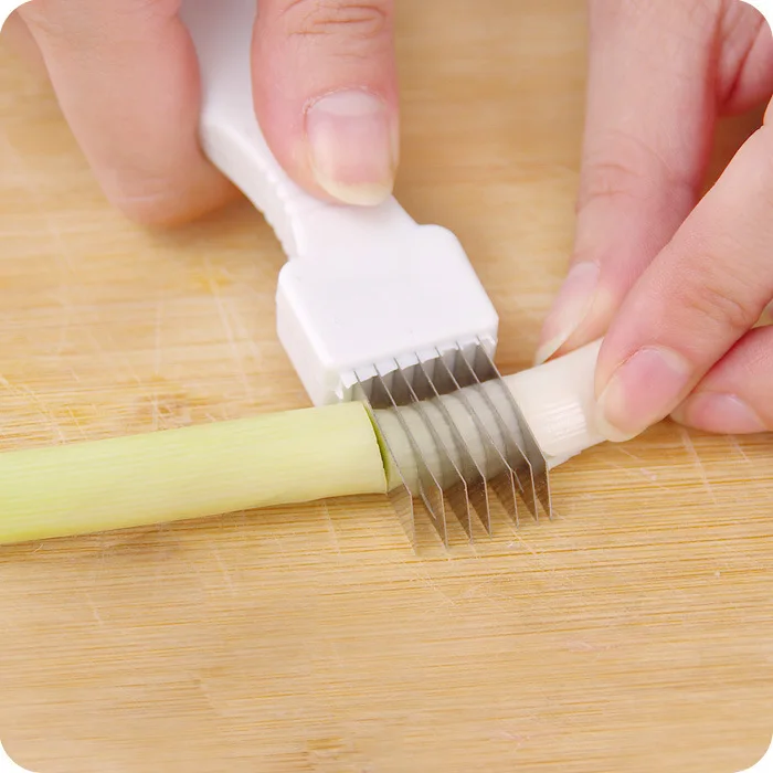 Onion Slicer Shredder Garlic Crusher Cutter Knife Pepper Graters Chilli Vegetable Chopper Scallion Cutting Shred Tool |