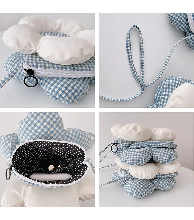 

Elegant Fashion Flower-shaped Crossbody Bags for Women High Quality Ladies Shoulder Bag Handbags Bolsas Ladies Phone Pouch Purse