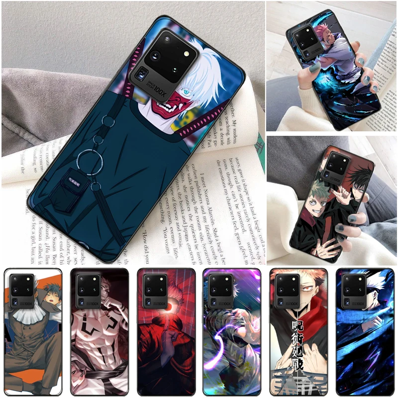 

Jujutsu Kaisen Yuji Itadori Sukuna Satoru Gojo Fushiguro Megumi Phone Case For Samsung Galaxy S20 Plus Ultra FE Lite Funda