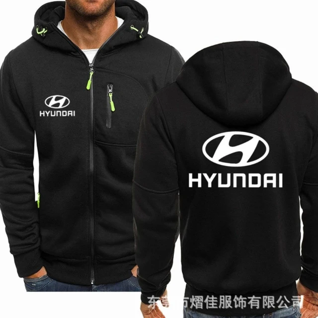 

2021 fashion men's Spring New motorcycle Hyundal Hoodie cotton casual zipper men's Hoodie