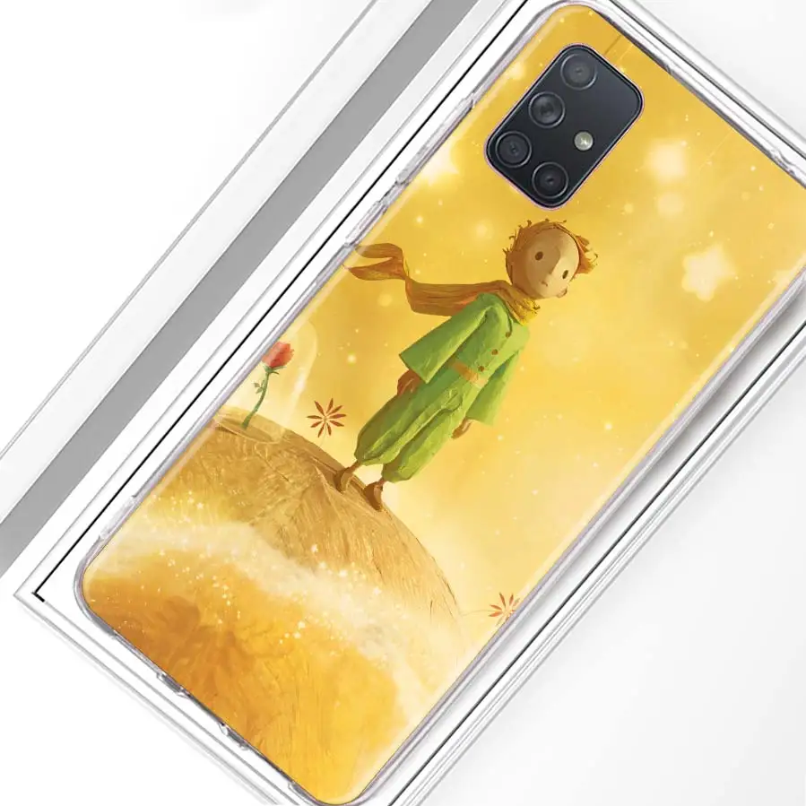 

Little prince and the fox Silicone Case for Samsung Galaxy A51 A71 A21s A11 A10 A20e A30 A40 A50 A70 A31 A41 Back Cover Coque