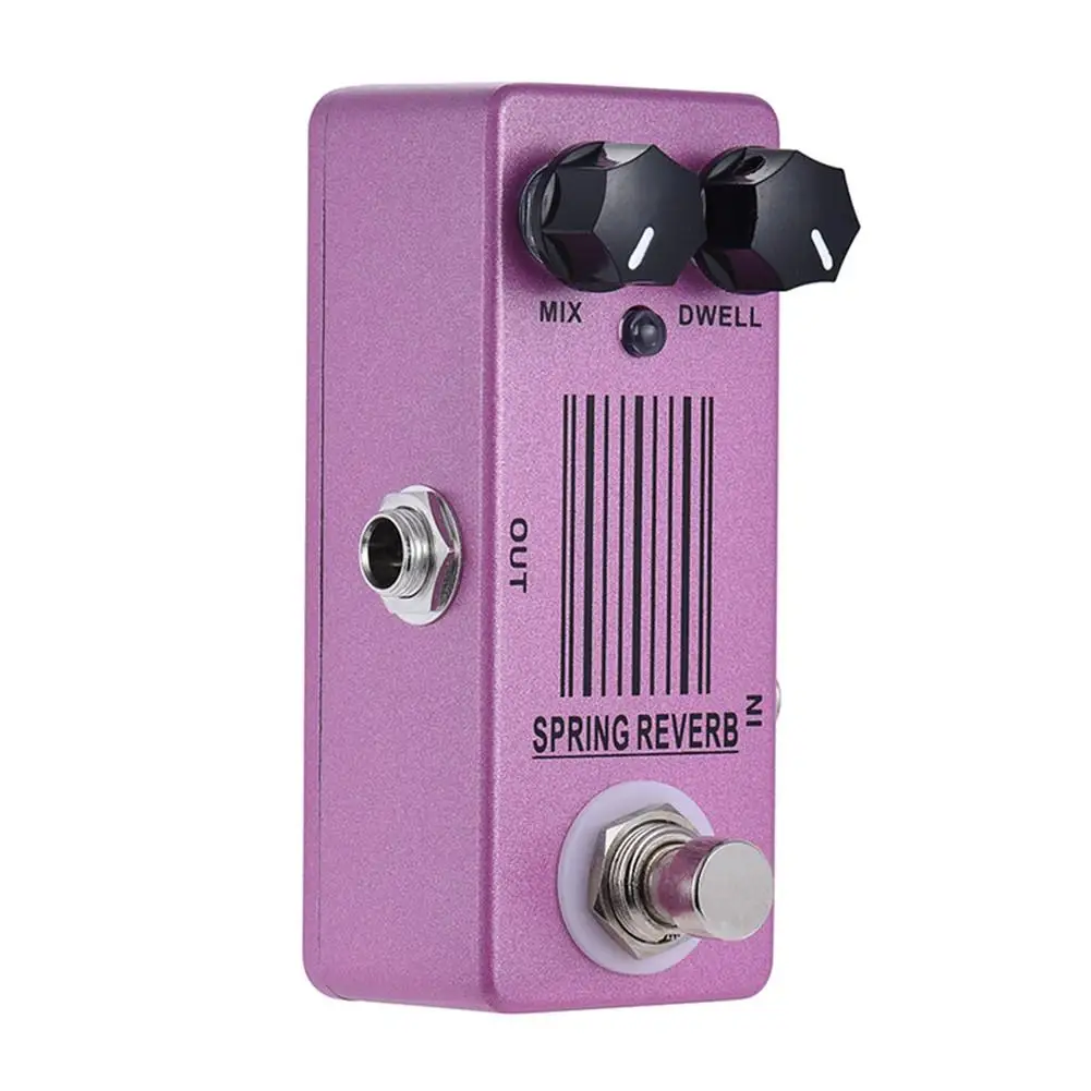 

Guitar Pedal Spring Reverb Mini Single Guitar Effect Pedal True Bypass Guitar Parts & Accessories