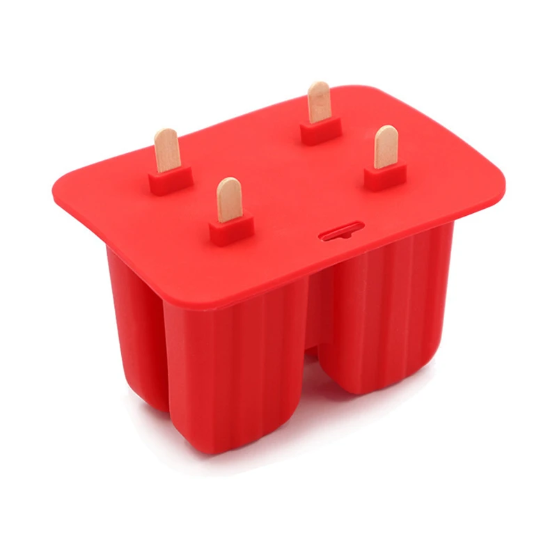 Десерт морозильник 4/10 полость силиконовая форма для мороженого на палочке с