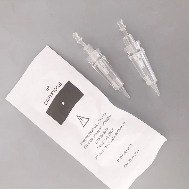 1P иглы татуировки с номер партии стерилизованные Перманентный макияж бровей губ