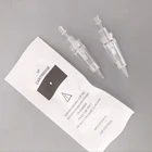 1P иглы для тату с номером партии стерилизованный Перманентный макияж бровей губ картридж игл для татуажа