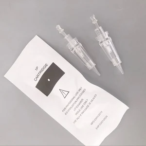 1P иглы для тату с номером партии стерилизованный Перманентный макияж бровей губ картридж игл для татуажа