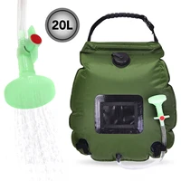 20l water bag collapsible water container portable camping shower bag hot water bag by solar power outdoor camping shower bag
