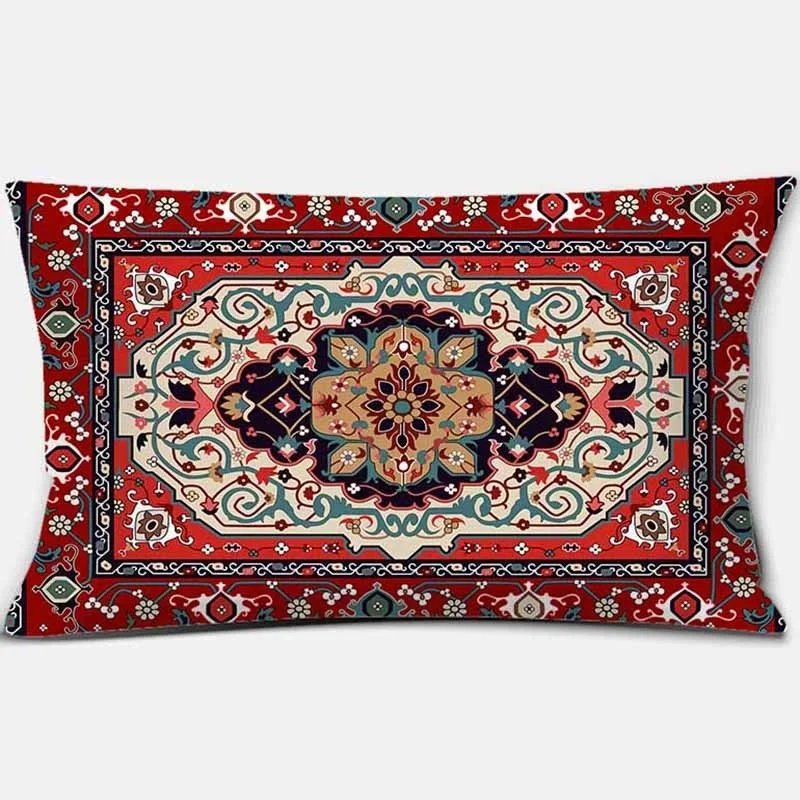 Персидский с печатным рисунком прямоугольная Наволочка украшения для дома ПИЧ