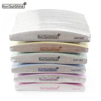Limas de uñas lavables, papel de lija fuerte, tablero de esmeril 80, 100, 100, 150, 180, 240, bote de manicura, 320 Uds. 1