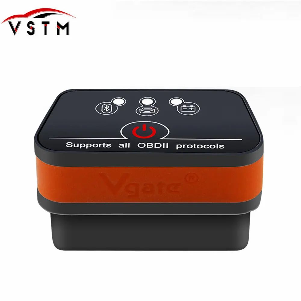 10 шт./лот новый оригинальный Vgate Икар 2 Bluetooth версия ELM327 OBD2 читатель кода iCar2 для